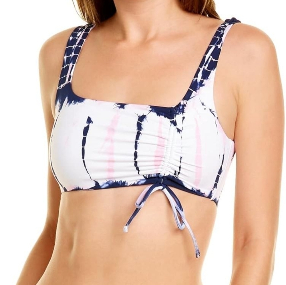 NWOT L Space Women Wilder liberty tie Top bikini swim sz XS